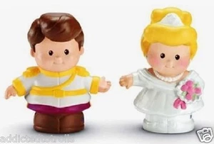 Little People® Disney Cenicienta y Príncipe Encantador NUEVO PAQUETE DE 2 PRECIO PESCADOR - Imagen 1 de 2