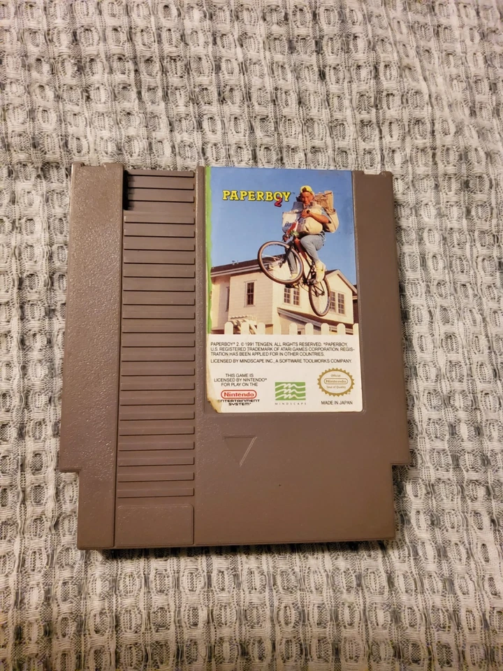 NINTENDO NES Paperboy 2 video Game NICE  - Image 1 of 2