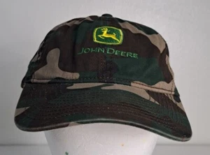 John Deere Ball Cap Logo Embroidered Camouflage Cotton Women's OSFMW One Size - Picture 1 of 8
