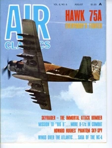Air Classics Magazine - Volume 6 #6 - August 1970 - Vietnam War Skyraider, Hawk - Bild 1 von 1