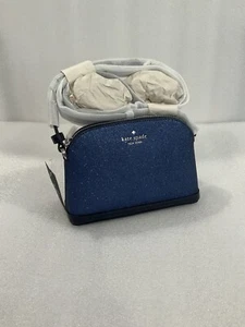 Kate Spade Glitter Tinsel Parisian Navy Blue Some Bag - Picture 1 of 11