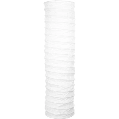 Lámpara de pie de papel pantalla plegable cubierta de papel bombilla moderna protector de jaula  Foto 1 de 4