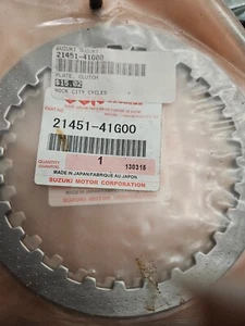 Placa de embrague Suzuki OEM 21451-41G00 (JUEGO DE 6) GSX-S1000 GSX-R1000 - Imagen 1 de 1