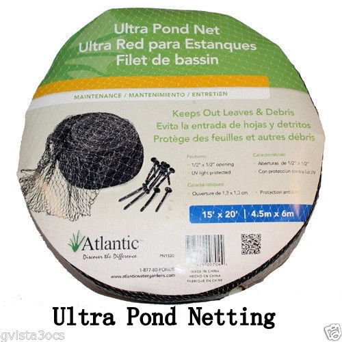 Red/Red/Cubierta 15x20 -caída-hoja-barrera-malla-sombra-estanque-piscina-resistente-fuerte Foto 1 de 1