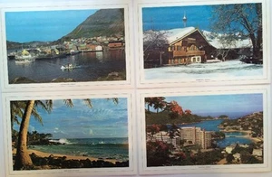 Placemats Laminated Vintage Collectible Hawaii Norway Austria Mexico Set/4 - Picture 1 of 10