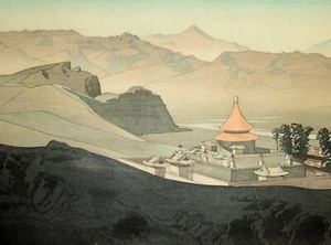 Japanese Woodblock by Pieter Irwin BROWN (1903-1988), Jehol, Manchuria" c. 1937 - Picture 1 of 6