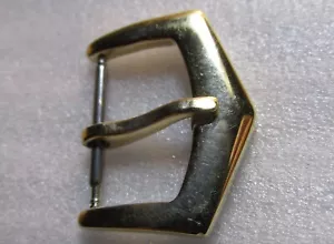 PATEK PHILIPPE -RARE VINTAGE BUCKLE 16mm INSIDE -750 SOLID YELLOW GOLD 18K-SWISS - Picture 1 of 5