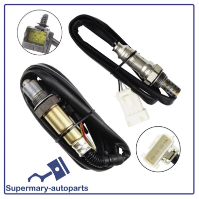 Cantidad (2) Sensor de oxígeno O2 para Volvo S60 V70 2000-2004 2,3 L aguas arriba + aguas abajo Foto 1 de 4