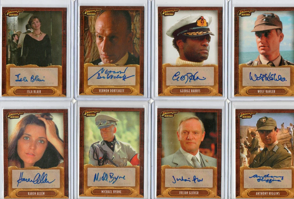 Indiana Jones Heritage & Crystal Skull Autograph & Sketch Card Selection Topps - Image 1 of 1