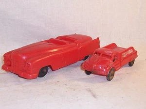 Vintage 50's Thomas Toys Truck Car Hard Plastic Great Vintage Kids Room Decor - Picture 1 of 9