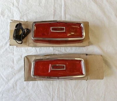 Nuevo de Lote Antiguo MoPar 1964 Belvedere Savoy Luz Trasera Par LH RH 64 Max Wedge HEMI Foto 1 de 4