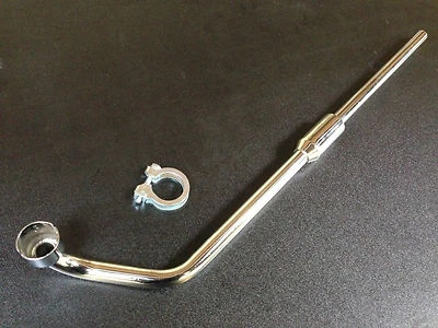 NEU Auspuffrohr Krümmer P1 Steck Anschluß+ Schelle Hercules Prima 2 3 4 5 - Bild 1 von 2