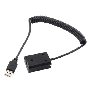 NP-FW50 Dummy Battery Adapter USB Cable for Sony A7 A7S A7R II A6500 Power Bank - Picture 1 of 6