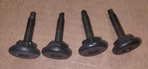 4/5 Pcs Furniture Feet Levelers Screw in Threaded Adjustable Leveling Foot Pads - Picture 1 of 9