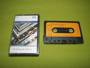 The Beatles - 1967-1970 VERY RARE 1973 Yugoslavia 'Apple' Orange Label Cassette - Picture 1 of 2