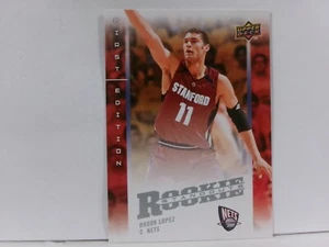 2008-09 Upper Deck First Edition Rookie Standouts Brook Lopez #RS-BL Rookie RC - Picture 1 of 2