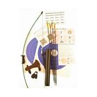 Ages 6-12 Economy Archery Package Set Beginner Longbow/Recurve Bow