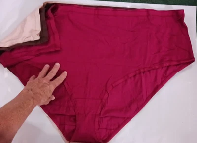 Bragas Talla Grande 6X / 6XL, Beige, Rojo Profundo, Marrón. 95% algodón. cintura 50", 56 pulgadas Foto 1 de 4