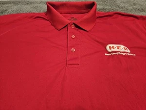 HEB Polo Shirt Mens Extra Large Work Employee Uniform - Picture 1 of 8