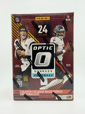 2024 Panini Donruss Optic NFL Football Blaster Box PINK Parallels - Image 1 of 2