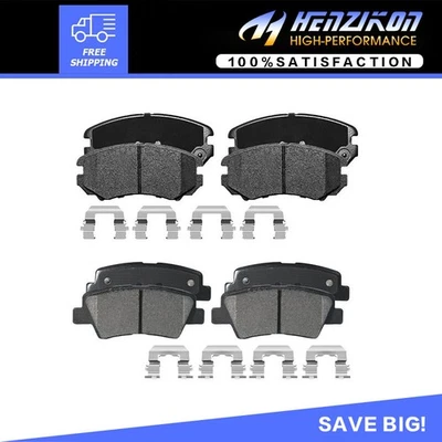 Керамические передние и задние дисковые тормозные колодки для Hyundai Sonata Azera Kia Soul Amanti_ - Изображение 1 из 4