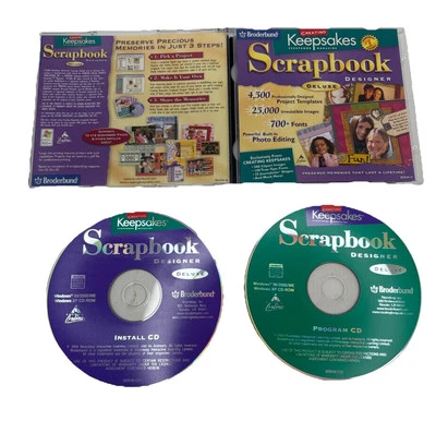 Broderbund Creating Keepsakes Scrapbook Designer Deluxe CD - Image 1 of 4