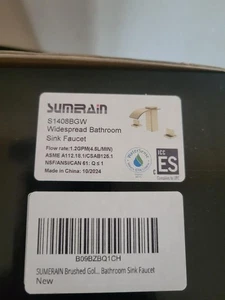 Sumerain breite Doppelgriff Waschbecken Wasserhahn - Bild 1 von 7