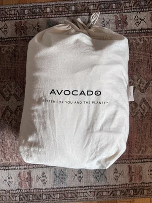 Avocado Organic Cotton Waterproof Fitted King Size Mattress Protector NIB - Image 1 of 4