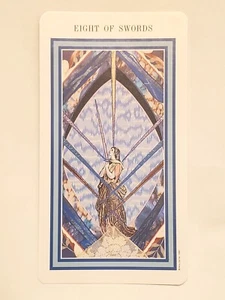 Le Tarot Enchanté - Carte Individuelle / Remplacement "Huit d'épées" Art Card - Photo 1 sur 2