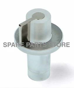 SMEG KNOB FOR GAS COOKTOPS SILVER AND TRANSPARENT P/N 694975447 ORIGINAL - Picture 1 of 2