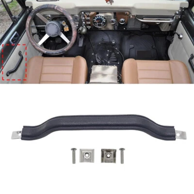 Correa de manija de tirador de puerta interior de acero inoxidable apta para Jeep Wrangler YJ 1987-1995 Foto 1 de 4
