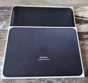 MacBook Apple Leather Sleeve Cover 12" Inch EG-ZG991CB Midnight Blue Original - Picture 1 of 10