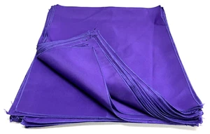 Lot of 75 Mardi Gras Purple 17" x 17" Polyester Restaurant Catering Napkins - Picture 1 of 3