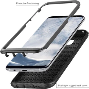 Funda con clip para teléfono Samsung Galaxy S9 S8 Plus S7 S6 Edge Note 8 9 - Imagen 1 de 35