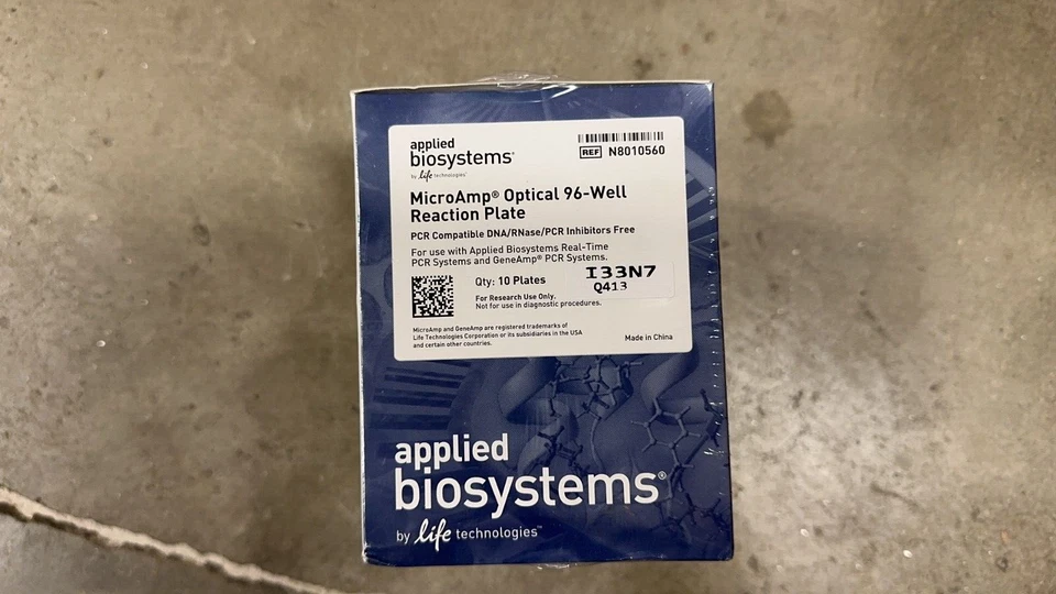 Placa de reação óptica de 96 poços Applied Biosystems N8010560 MicroAmp - Imagem 1 de 1