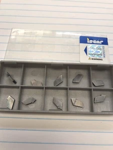 10 pcs.  GFN2 TICN (IC354) ISCAR INSERTS (loc stk) - Picture 1 of 2