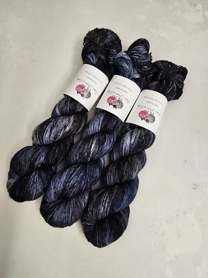 Sw Merino/Nylon Garn, Griffweise Gewicht, 100g, Darkest Tiefe - Bild 1 von 4