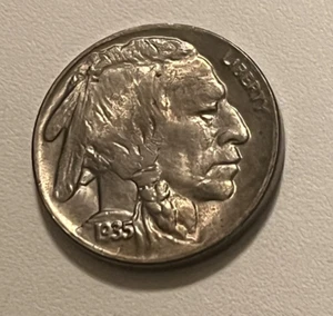 Níquel Buffalo 1935-d, brillante elección sin circular + - Imagen 1 de 6