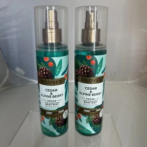 Beloved Cedar & Alpine Berry Body Mist - Vegan 8oz 2 Pack - Picture 1 of 2