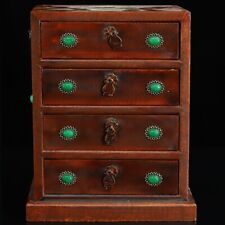 10.8'' China Wood cabinet natural Rosewood cabinet inlay shell cupboard