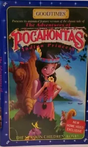 The Adventures Of Pocahontas - Indian Princess VHS Tested Clamshell - Picture 1 of 3