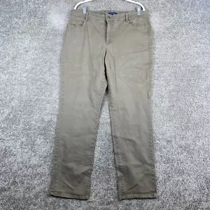 Bandolino Amy Straight Leg Jeans Women's Plus Size 16 Brown High Rise - Picture 1 of 11