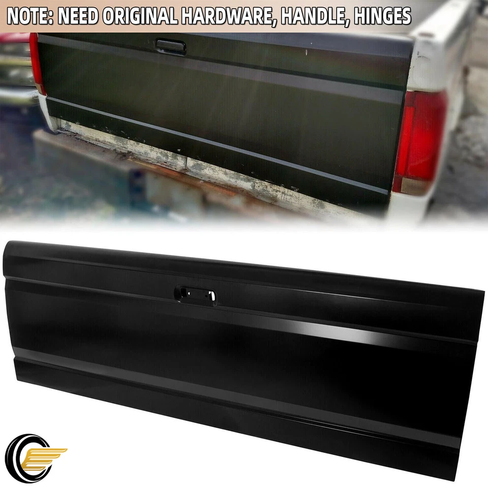 Primed Steel Tailgate For Ford F-150 F-250 1987-1996 F-350 1987-1997 Styleside - Image 1 of 4