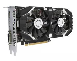 GPU007 MSI nVidia Geforce GTX 1050 Ti 4GT OC Twin Fan 4GB/Go Gfx Card - Foto 1 di 3