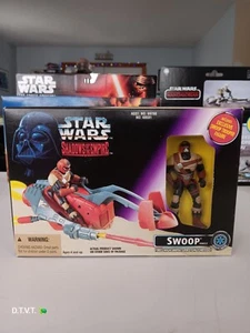 Star Wars Shadows of the Empire Bicicleta Swoop con Ciclista Nueva Sellada 1996 - Imagen 1 de 6