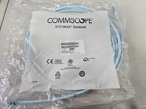 COMMSCOPE U/UTP Cavo patch modulare - blu chiaro 10 piedi (CPCSSZ2-02F010) NUOVO - Foto 1 di 3