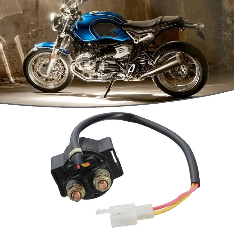 Solenoide relé de arranque negro 12V para Pit Monkey quad moto scooter motocicleta Foto 1 de 4