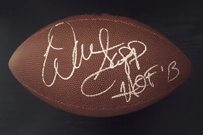 Warren Sapp Autographed NFL Football Oakland Raiders Tampa Bay Buccaneers/ JSA - Image 1 of 3