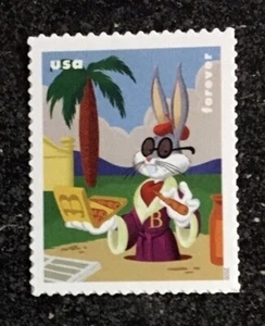 2020USA #5496 Forever Bugs Bunny - Movie Star - Single Stamp mint postage rabbit - Picture 1 of 1