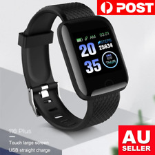 Bluetooth Smart Watch Bracelet Heart Rate Blood Pressure Waterproof 116 PLUS